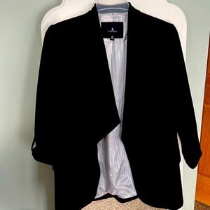 Jules & Leopold tuxedo style black jacket